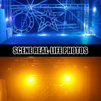 Projecteur LED à tête mobile RVBW avec effets stroboscopiques et laser pour discothèque, DJ, bar, boîte de nuit, mariage et éclairage de scène - Vente en gros usine