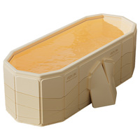 Grande baignoire gonflable pliable portable pour la maison, baignoire pleine grandeur pour adultes et enfants, température constante, extra-haute