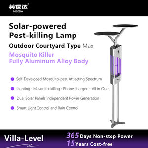 Lámpara <span class=keywords><strong>Insecticida</strong></span> Inteligente <span class=keywords><strong>para</strong></span> Exteriores, Iluminación Solar, Lámpara de Doble Propósito <span class=keywords><strong>para</strong></span> Matar <span class=keywords><strong>Mosquitos</strong></span>, <span class=keywords><strong>Moscas</strong></span> <span class=keywords><strong>y</strong></span> Polillas, Agente Bienvenido - Product Image 2