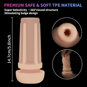 <span class=keywords><strong>YAQU</strong></span> Masturbador Masculino de 5/6 Frecuencias con Succión, Material TPE ABS, Copa Vibradora con Certificación CE RoHS FCC - Product Image 6