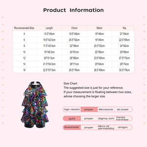 4-16 anni per bambine bambine con scollo da principessa in Costume da ballo con abito corto abito da sera moderno Jazz latino costumi da ballo - Product Image 6