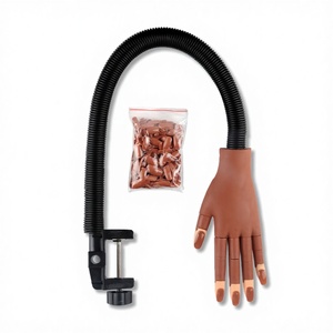 Venta Directa de Fábrica: Prótesis Robótica de <span class=keywords><strong>Mano</strong></span> de Plástico Sólido con Articulación Fija y Flexible <span class=keywords><strong>para</strong></span> Manicura y Modelado Femenino - Product Image 1