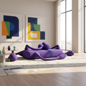 Sofá Modular Artístico con Forma de Pulpo, Estilo Italiano Moderno y de Lujo, para Salas de Juego Retro-Futuristas y Cafés - Product Image 4