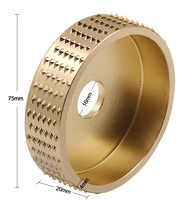 Nouveau travail du bois meulage polissage roue alésage disque rotatif ponçage outil de sculpture sur bois disque abrasif outils pour meuleuse d'angle