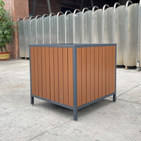 Boîtes à fleurs personnalisées, grandes boîtes à fleurs en bois anti-corrosion pour l'extérieur, pot de fleurs, boîte à fleurs en bois carbonisé