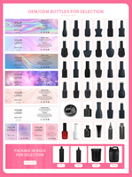 Nouveau Gel UV de Construction et de Modélisation pour Ongles Hipsterrgel en Gros, Gel Milky Extension, Gel Polish Nebula, Marque Privée