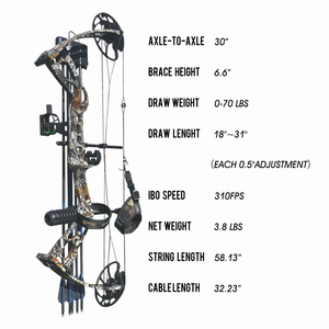 Sanlida tir à l'<span class=keywords><strong>arc</strong></span> Dragon X8 <span class=keywords><strong>chasse</strong></span> <span class=keywords><strong>arc</strong></span> et flèche Kit complet dessiner poids 60lbs <span class=keywords><strong>pour</strong></span> adultes et adolescents débutant pratique - Product Image 3