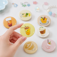 Pin Lapel Logam Lapis Emas Perak dari Paduan Seng Custom Grosir, Badge Anime Kartun, Pin Enamel Lunak Keras Custom