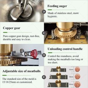 Máquina para Hacer Albóndigas Halal, Equipo para Hervir, Redondear y Espumar Albóndigas - Product Image 4