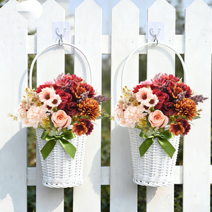 อุปกรณ์ประกอบฉากถ่ายภาพสไตล์ชนบท LUYI ดอกเดซี่ ดอกกุหลาบเปอร์เซีย ดอกไม้ประดิษฐ์ ช่อดอกไม้แบบถือ ช่อกุหลาบฟิลลิส - Product Image 6