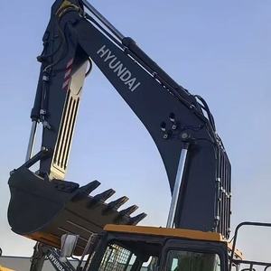 Excavadora de cadenas Hyundai HX340HD usada de 34 toneladas, pocas horas de uso, motor original, excavadora hidráulica de segunda mano para construcción y minería. - Product Image 3