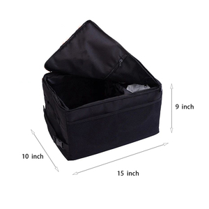 Organizador de Asiento Trasero de Coche de Lujo, Informal, Gran Capacidad, Portátil y Fácil de Limpiar, con Cierre de Cremallera, <span class=keywords><strong>2</strong></span> Portavasos y 10 Bolsillos Laterales - Product Image 2