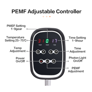 Colchón FUERLE Pemf con piedras preciosas de Chakra eléctrico, almohadilla calefactora de fotones y frecuencia para el cuidado de la salud corporal, esterilla de masaje eléctrica - Product Image 3