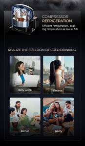 מובנה במים קרים וחמים מים מתקן קירור מים - Product Image 4