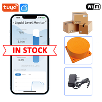 Moray Tuya industriel solaire ultrasons sans fil détecteur eau carburant liquide réservoir capteur de niveau alarme indicateur jauge d'eau à distance