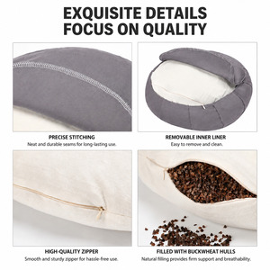 <span class=keywords><strong>Coussin</strong></span> <span class=keywords><strong>de</strong></span> méditation et <span class=keywords><strong>de</strong></span> yoga en coton en forme <span class=keywords><strong>de</strong></span> citrouille, démontable et lavable, doux et portable pour une relaxation zen - Product Image 6