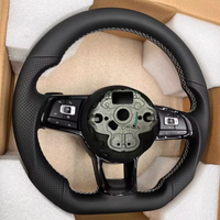Volant en cuir Sport noir pour Volkswagen VW Golf 7.5 Golf 7 MK7 Golf 6 MK6 Arteon Jetta Scirocco accessoires de voiture