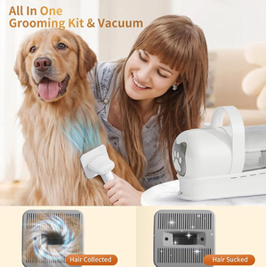 Gran oferta, secador <span class=keywords><strong>de</strong></span> pelo para mascotas, succión al vacío, cepillo <span class=keywords><strong>de</strong></span> aseo para perros y gatos, <span class=keywords><strong>aspiradora</strong></span> eléctrica <span class=keywords><strong>de</strong></span> bajo ruido, Kit multifunción para aseo <span class=keywords><strong>de</strong></span> mascotas - Product Image 2