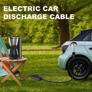 Déchargeur Premium Type 2 UE V2L à puce intelligente rapide pour véhicules électriques, kit d'alimentation d'urgence pour <span class=keywords><strong>camping</strong></span>, extérieur et secours en cas de panne de courant - Product Image 4