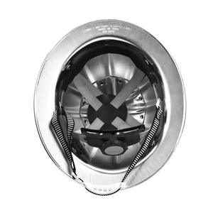 خوذة صلبة كاملة الحافة من سبائك الألومنيوم معتمدة من <span class=keywords><strong>CE</strong></span> وANSI، قابلة للتعديل بنظام الراتش، مقاومة للصدمات للبناء والتعدين - Product Image 2