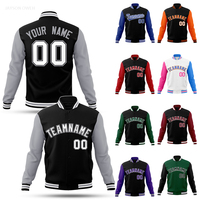 ODM Personnalisez votre marque : Veste classique pour homme, veste de baseball avec broderie en chenille, veste varsity grande taille pour homme