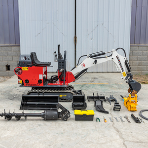 <span class=keywords><strong>Mini</strong></span>-excavatrice sur chenilles <span class=keywords><strong>de</strong></span> 0,8 à 1 tonne, économique en carburant et fiable pour l'agriculture, les vergers et les travaux municipaux - Product Image 1