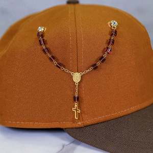 Collar de Oración con Cruz de San Benito, Imagen a Color de San Benito Verde, Rosario, Crucifijo de Jesús, Regalo de Protección, MOQ Bajo - Product Image 3