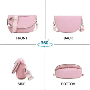 <span class=keywords><strong>Riñonera</strong></span> Lulu Personalizada para Mujer, Bolso <span class=keywords><strong>Bandolera</strong></span> de Nailon de 1 Litro para Viajes, Correr, para Cualquier Lugar, Mini Bolso de Hombro Tipo Lulu para Festivales - Product Image 4