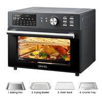 Four à Air Chaud Électrique Multifonction 30L avec Fonctions de Cuisson, Déshydratation et Rôtissoire, 18 Menus Prédéfinis, Économe en Énergie, pour Usage Domestique