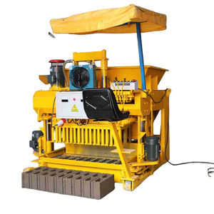 Tự động ép thủy lực paver Máy làm gạch giá rẻ khối di động làm cho máy móc cho bê tông sản xuất khối rỗng - Product Image 1