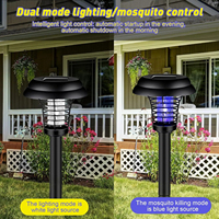 Lampe solaire de jardin extérieure écologique et étanche avec 200 lumens et garantie de 12 mois pour le contrôle des moustiques TSD FC-506