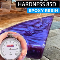 Prix d'Usine Vente en Gros Résine Époxy et Durcisseur pour Bricolage Artistique Kit de 2 Gallons Coulée Cristalline Colle AB Résine