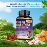 Comprimés de soutien de la prostate OEM/ODM - Favorise le confort et le flux urinaire, avec extrait de palmier nain et d'extraits de champignons pour le bien-être quotidien, 60 comprimés