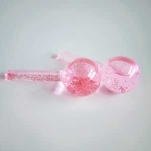 Envío rápido masaje Facial herramientas de refrigeración brillo Rosa belleza de hielo bolas globos para la cara y <span class=keywords><strong>el</strong></span> cuello - Product Image 6