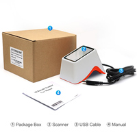 Lector de Códigos de Barras y QR para Pagos Móviles, PDA Android de Escritorio 2D, Escáner de Códigos de Barras con Cable para Etiquetas de Precio, Modelo GT-790