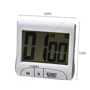 Minuteur de cuisine magnétique numérique SYH1230 de haute qualité avec grand écran LCD, personnalisable OEM, compte à rebours électronique compact pour la cuisson - Vente en gros - Product Image 3