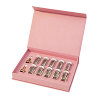Flacons en carton rigide magnétique haut de gamme imperméables de 2 ml, 3 ml, 5 ml, 10 ml, boîte en papier pharmaceutique, emballage cosmétique en mousse EVA