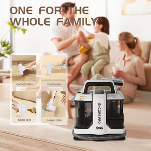 Aspirateur à main humide <span class=keywords><strong>et</strong></span> sec OEM à très forte aspiration |   <span class=keywords><strong>Nettoyeur</strong></span> de tapis portable étanche IPX4, aspirateur avec modes de nettoyage réglables - Product Image 4