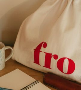 Bolsa de Lona Impermeable y Ecológica con Cordón para Mujer, Bolsa de Compras de Algodón con Logotipo Personalizado, Estampado para Regalo - Product Image 5