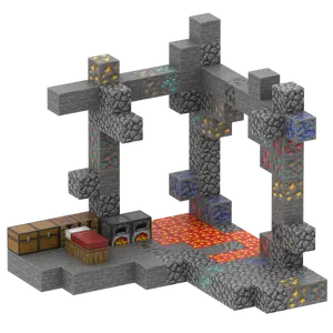 STEM 3D Magnetic Building Cubes Minecraft World Magnetic Cube Blocks Puzzle Toy Set For Children