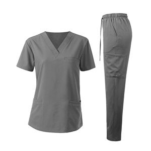 Nouveau Style uniformes médicaux femmes gommages ensembles hauts et pantalons médecins de l'hôpital vêtements de soins infirmiers infirmières accessoires vêtements de travail dentaires - Product Image 5