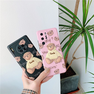 Pour iphone12 coque de téléphone portable pour iPhone11 pull ours dessin animé coquille pour iPhone12 <span class=keywords><strong>Pro</strong></span> TPU étui de protection - Product Image 3