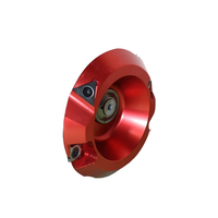 Tête de fraise à rainurer latérale LIVTER pour plaques de plâtre, disque à angle de 90 degrés, scie à rail, tête de fraise à insert indexable en forme de V