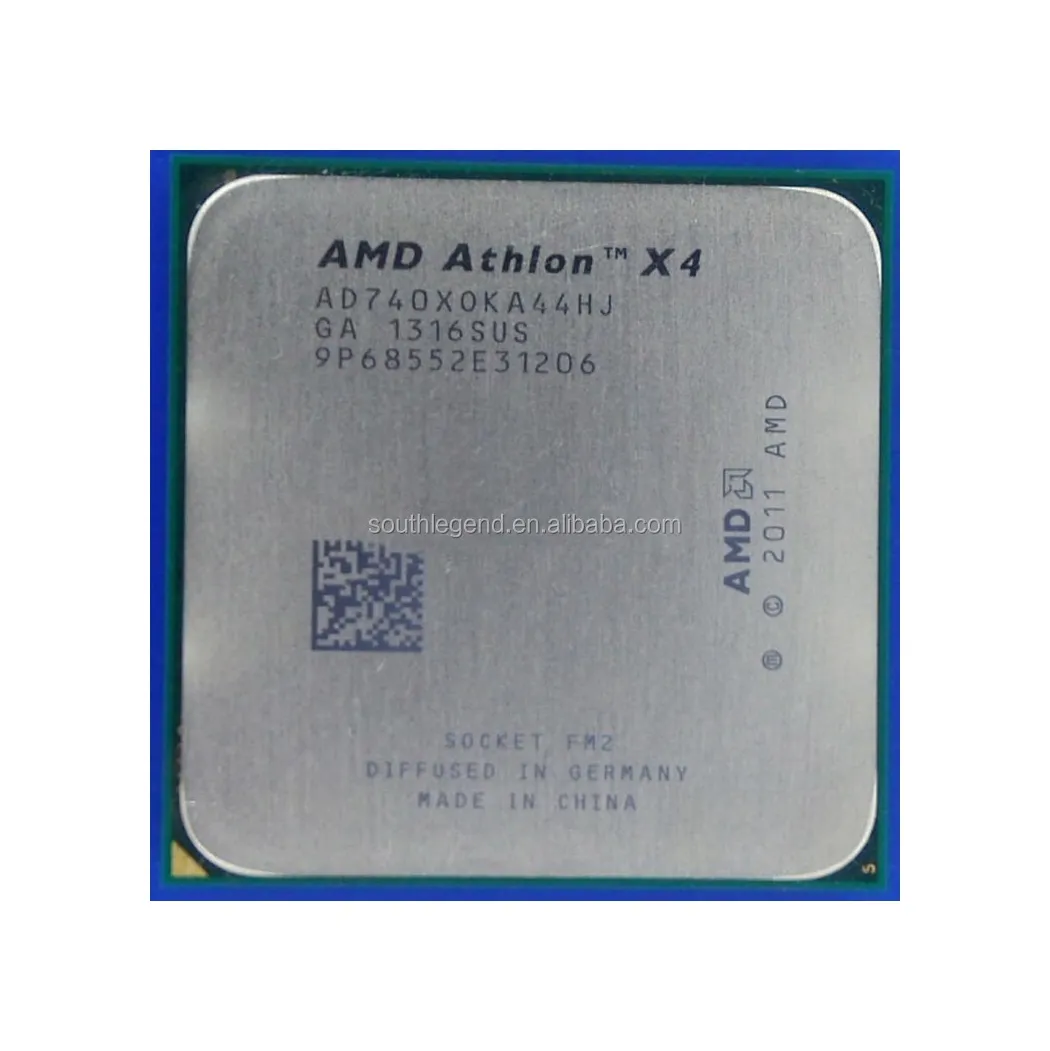 X4 740 CPU de desktop AMD Quad-Core Athlon II-AD740XOKA44HJ CPU