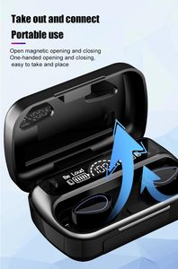 Auriculares Inalámbricos con Pantalla LED Digital e Indicador de Batería, Resistentes al Agua, con Cancelación de Ruido TWS - Product Image 3
