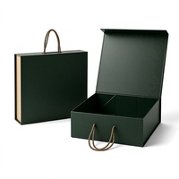 Maßgefertigte Hochwertige Goldfolie-Logo Karton Magnetische Faltbare Tragetasche, für Kleidung und Geschenkverpackung