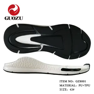 الرجال الراقية الرياضة حذاء بو مع خامة بلاستيك بولي يوريثين حراري رخيصة OEM مصنع