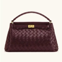Sac Seau Tissé Polyvalent en PU pour Femme, Nouvelle Collection 2026, Couleur Unie, Sensation Premium, Idéal Porté Épaule