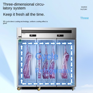 Vitrina Refrigerada Vertical Comercial para Exhibición de Carne de Res y Cordero, Almacenamiento Refrigerado, Eliminación de Ácido, Gran Capacidad - Product Image 2