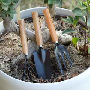 <b>Gardening</b> <b>Tools</b> 3 Piece <b>Set</b> Green Iron Shovel Trowel Cultivator For Flower Soil Digging Vegetable Planting Landscaping - Product Image 2